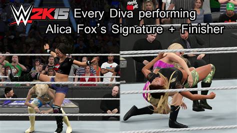 Wwe K Ps Every Diva Performing Alica Fox S Signature Finisher