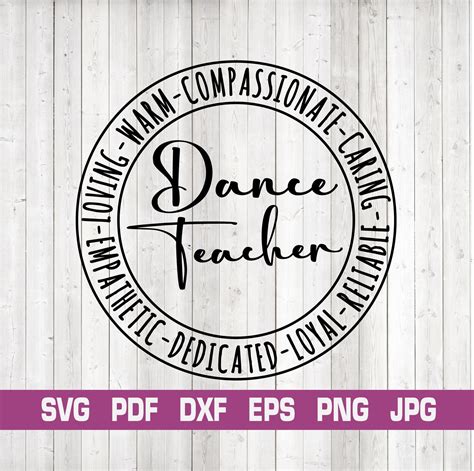 Dance Teacher Svgdance Teacher Life Svgdance Teacher T Svgdance Teacher Shirtcuttable