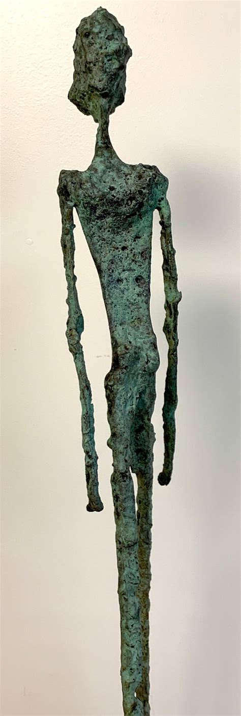 Modern Bronze 'Walking Man' Sculpture at 1stDibs