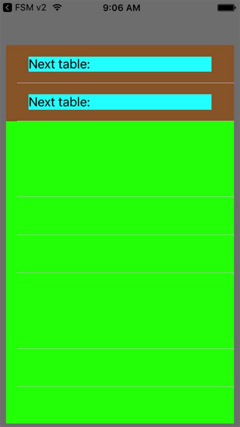 Ios UITableView Inside UITableViewCell With Dynamic Height Stack