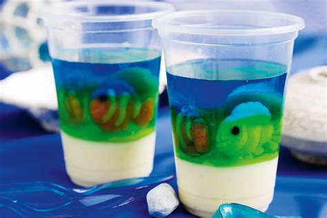 Tropical Fish Jelly Cups Recipe Cups Jello Cups And Jello