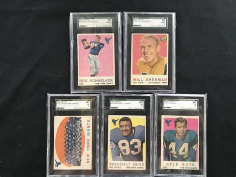 Topps Football Sgc Graded Cards