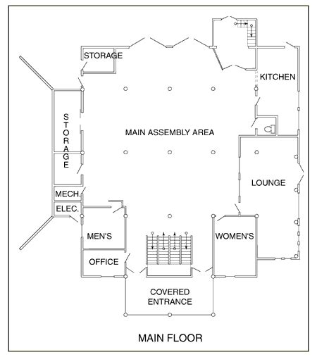 Hall ‘Main Floor’ Plan