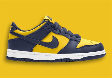 Nike Dunk Low Michigan DD1391 700 CW1590 700 SneakerNews