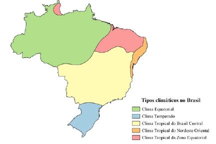 MAPA DOS CLIMAS DO BRASIL Geografia