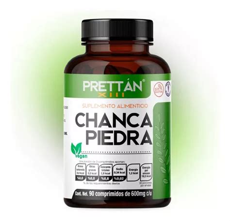 Suplemento Chanca Piedra C Psulas Mg Prettan Sabor Sem Sabor