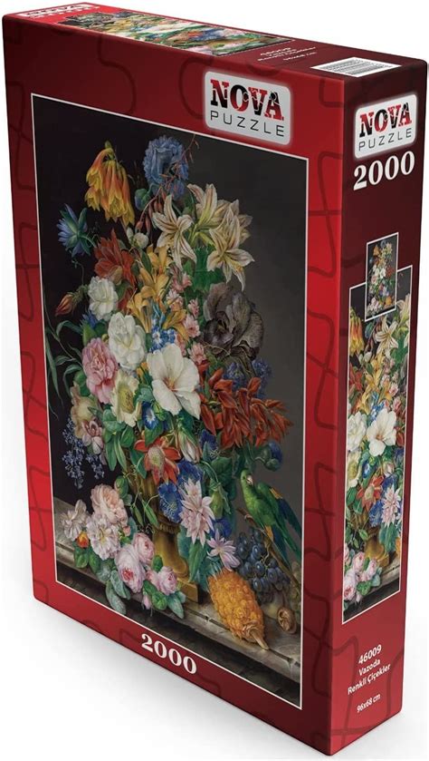 Puzzle Colorful Flowers In Vase Nova Puzzle Teile Puzzle