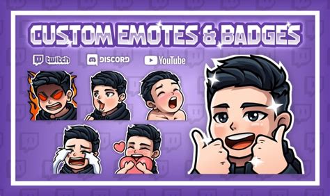 Make Twitch Emote And Sub Badge By Ezravictorio Fiverr