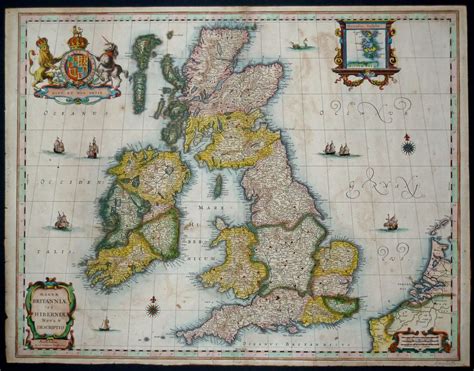 Whole Of Britain Antique Maps Old Maps Vintage Maps England