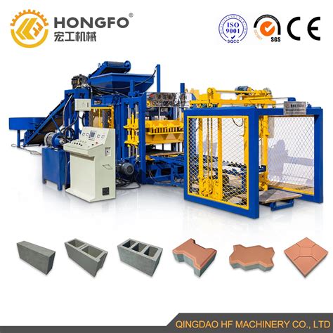 Qt4 16 Good Price Building Construction Automatic Cement Block Machines