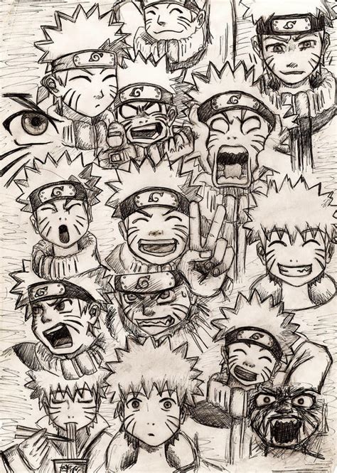 Naruto Emotions By Im Albino On Deviantart