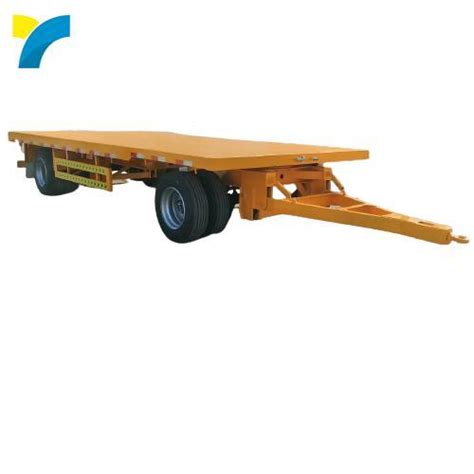 Axle Heavy Duty Ft Flatbed Platform Utility Cargo Container