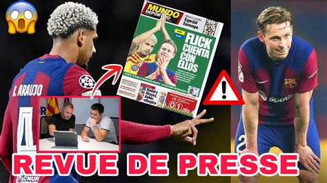 LE BARÇA FLICK ont pris une décision ferme sur les futurs de