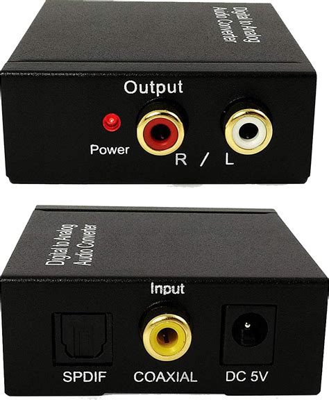 Convertisseur Audio Spdif Numérique Analogique 2 X Rca Leroy Merlin