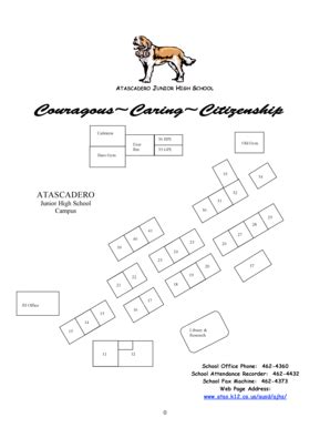 Fillable Online Atascadero Junior High School Handbook Sharpschool