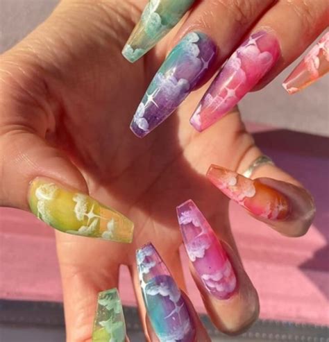 23 Dreamy Cloud Nail Designs Youll Love Abelle