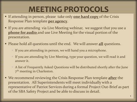 Ppt Meeting Protocols Powerpoint Presentation Free Download Id6592473