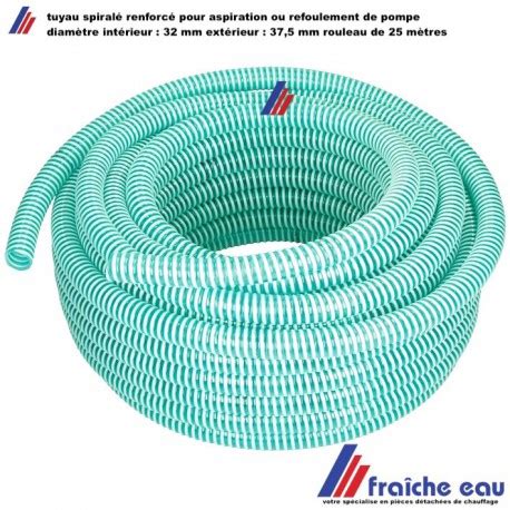 Tuyau Spiral Souple Vert Et Blanc Avec Anneaux De Renforcement