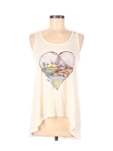 MV Sport Women Ivory Tank Top M EBay