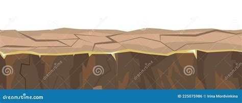 A Plataforma De Terra Perfeita Vida Selvagem Argila Isolado Em