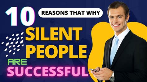 10 Reasons That Why Silent People Are Successful Youtube