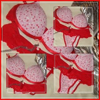 Manu LINGERIE LINGERIE VERMELHA RENDA R