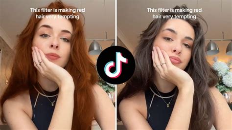 How To Get The Viral Red Hair Filter On Tiktok Dexerto