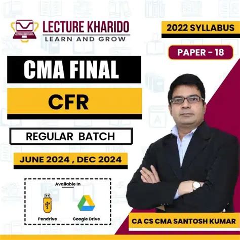 Cma Final Cfr By Ca Cma Santosh Kumar For June Dec 2024