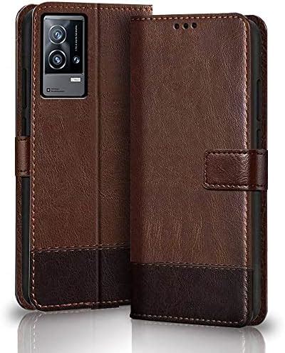 TheGiftKart Flip Back Cover Case For IQOO Z9X 5G Dual Color Leather