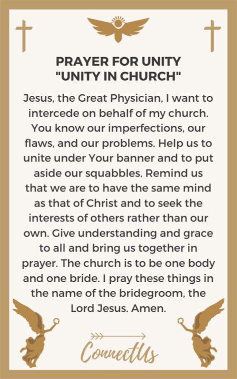 10 Powerful Prayers For Unity ConnectUS