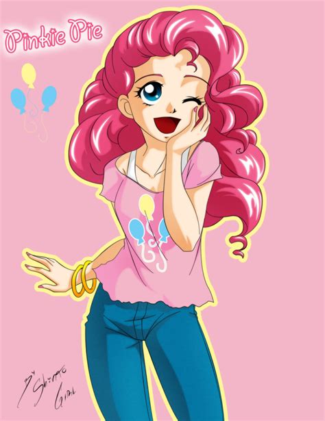 Human Pinkie Pie Winking - Pinkie Pie Photo (37115082) - Fanpop