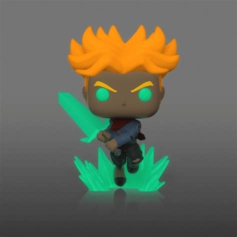 Funko Pop Super Saiyan Trunks With Sword Glow In The Dark Dragon