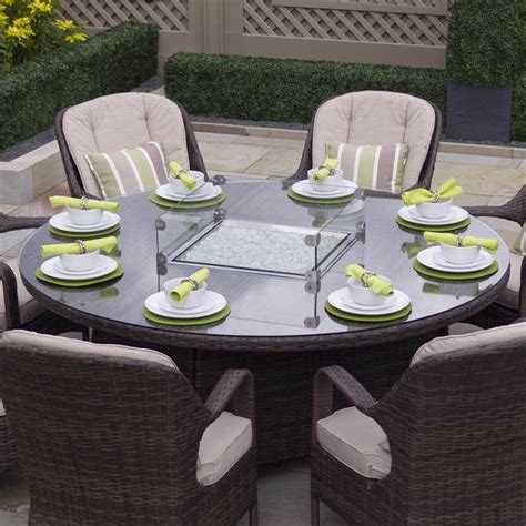 Propane Fire Pit Dining Table