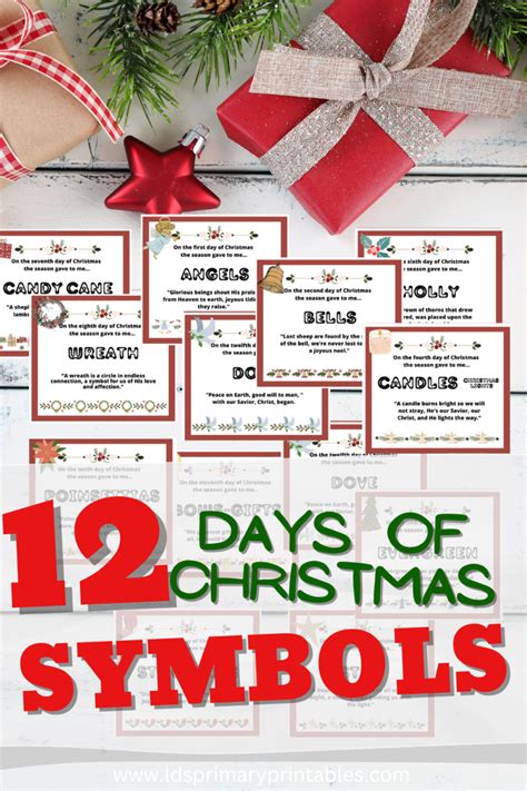 12 Twelve Days Of Christmas Symbols 12 Days Of Learning All About The