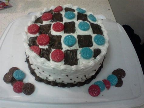 Checkers cake by MapleSwirlCrafts on DeviantArt