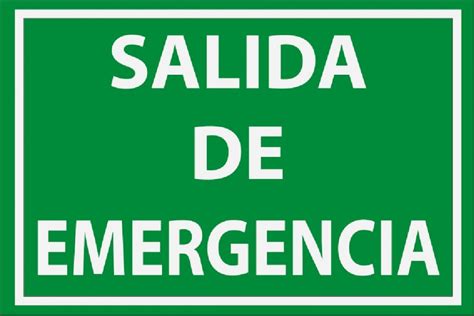 Salida De Emergencia Se Alizaci N Grupo De Incendios