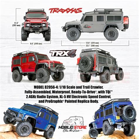 Jual Traxxas Trx4 Land Rover Defender 110 Rtr Rock Crawler Di Seller