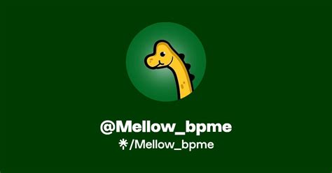 Mellow Bpme Instagram TikTok Linktree