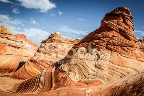 The Wave Amazing Rock Formation In Arizona Usa Stock Photo Royalty