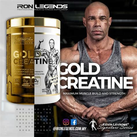 Creatine Powder Gold Creatine Kevin Levrone Shopee Malaysia