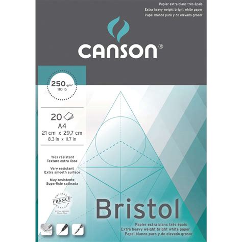 Canson Bristol Board Pads 50 000 Art Supplies Your Art Superstore