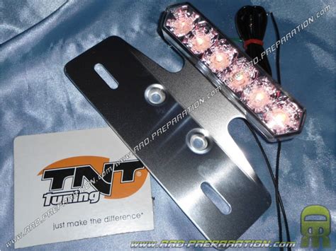 Feu Arri Re Avec Support Et Clairage De Plaque Barrette Tnt Tuning