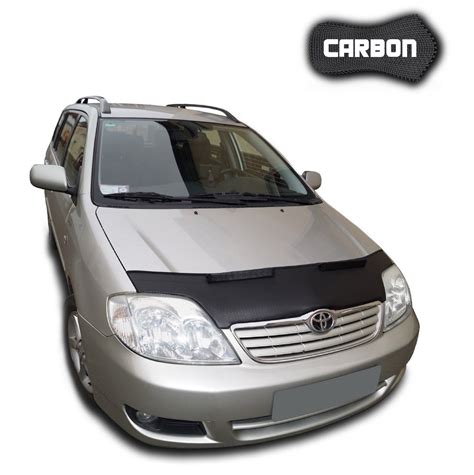 Bonnet Bra Toyota Corolla E Carbon Stoneguard Protector Front Car