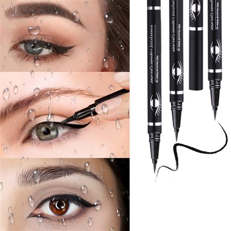 Hot Black Eyeliner Pen Long Lasting Waterproof Liquid Eyeliner Eye Liner Pen Pencil Fast Drying