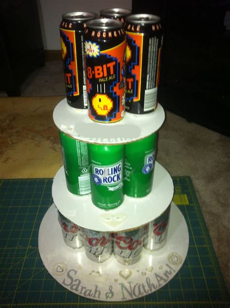 Beer Can Cake Was A Success Beer Can Cakes Cake In A Can Beer Can