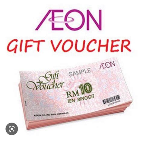 Aeon Vouchers Rm Denominations Tickets Vouchers Vouchers On