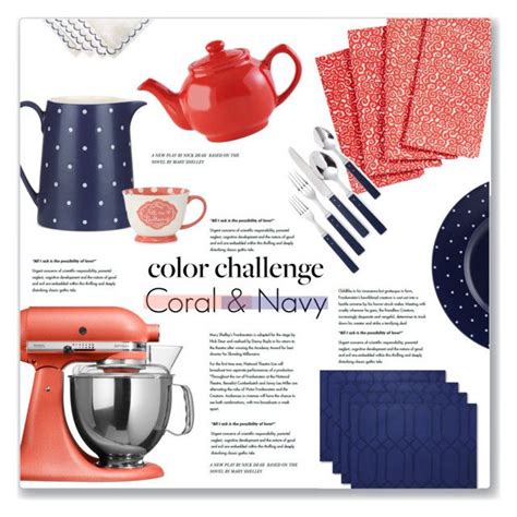 Coral And Navy Kitchen Accessories Navy Kitchen Coral Navy Kitchen Accessories