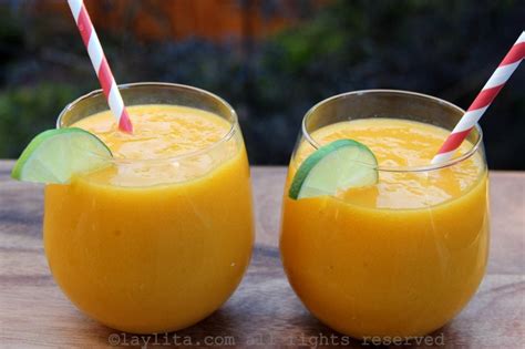 Mango Passion Fruit Smoothie Laylita S Recipes