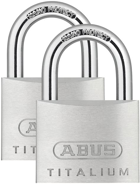 ABUS TITALIUM 64TI 50 Padlock Keyed Alike 4 Pack 64TI 50 KA Safe