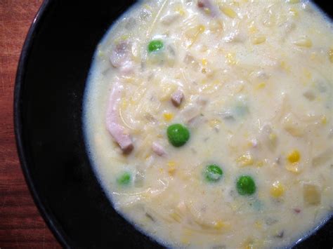 Creamy Chicken And Corn Soup With Noodles Hiroko S Recipes